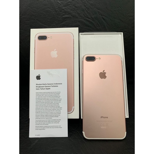 Iphone 7 plus 128GB Rose Gold Ori Ibox