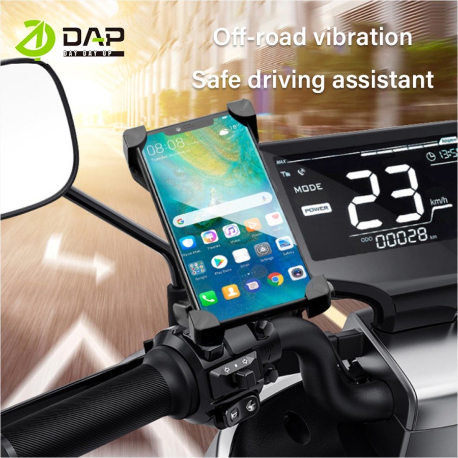 Holder Motor Spion Holder Sepeda DAP D-CZ2 Phone Holder Motorcycle