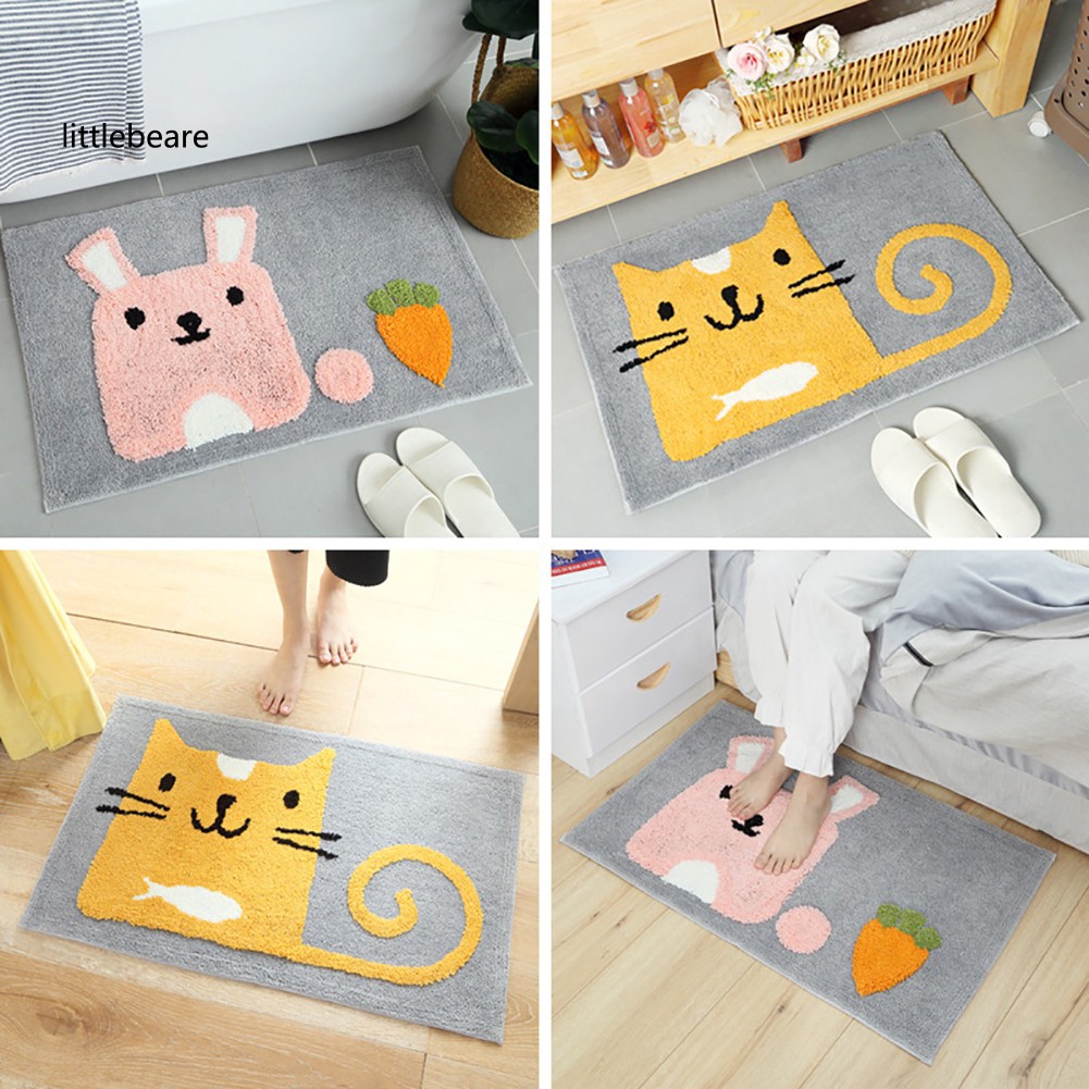 LX Gambar Kartun Kucing Kelinci Anti Slip Untuk Pintu Masuk Rumah Shopee Indonesia