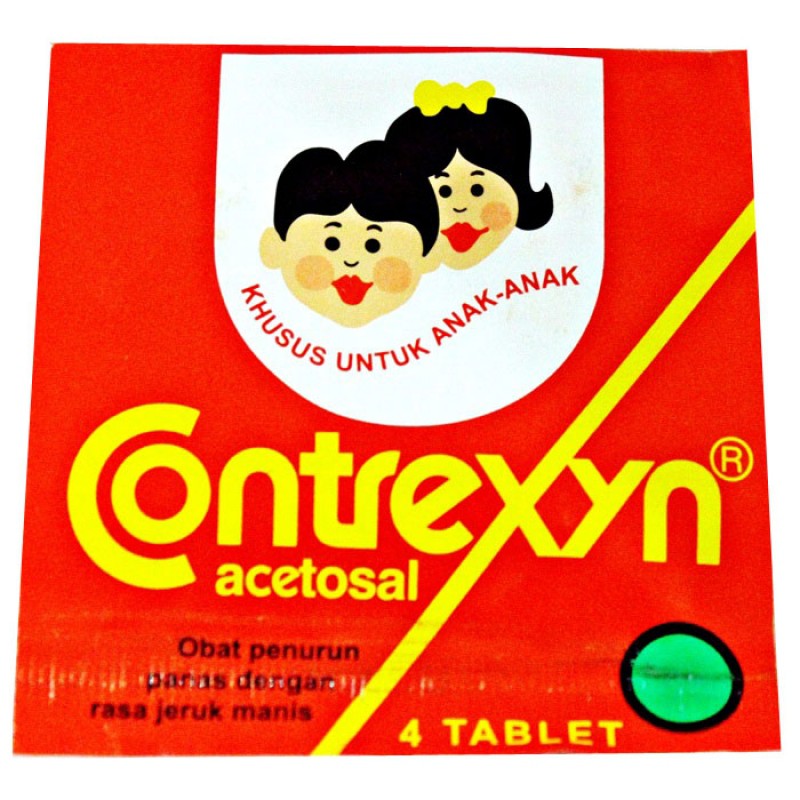 CONTREXYN PENURUN DEMAM ANAK 1 STRIP