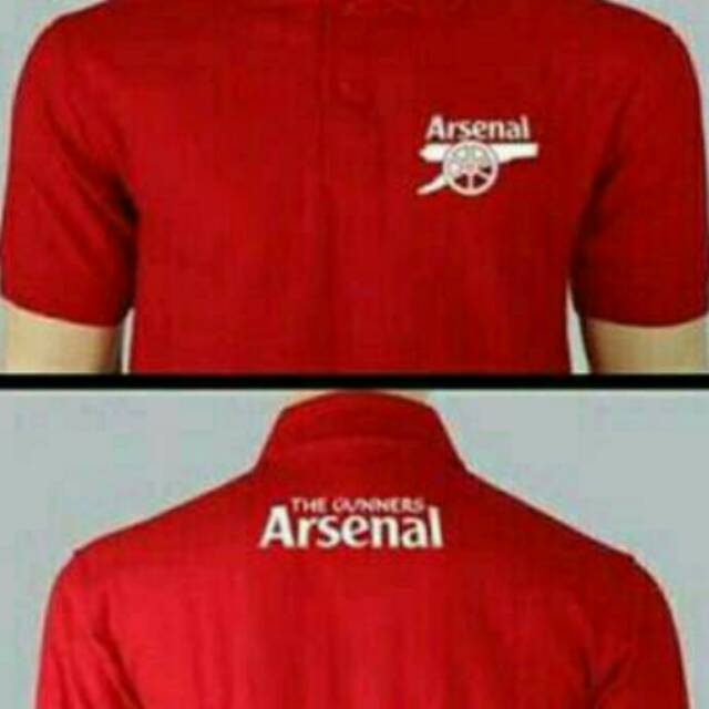 KAOS KERAH BIG SIZE ARSENAL/BAJU BOLA ARSENAL BIG SIZE (2XL,3XL,4XL)