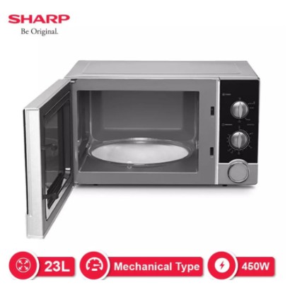 SHARP Microwave 23L 450W R-21D0 Timer Glass Door R21D0 R-21D0(S)-IN