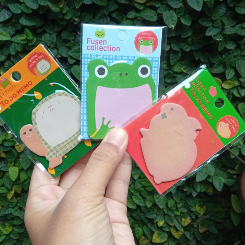 

YUZAKU (3 pcs) sticky note memo animal