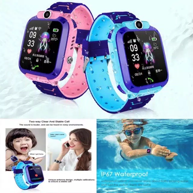Jam Tangan Smart Watch Imo IP67 Q12 Waterproof Jam Tangan Anak Bagus