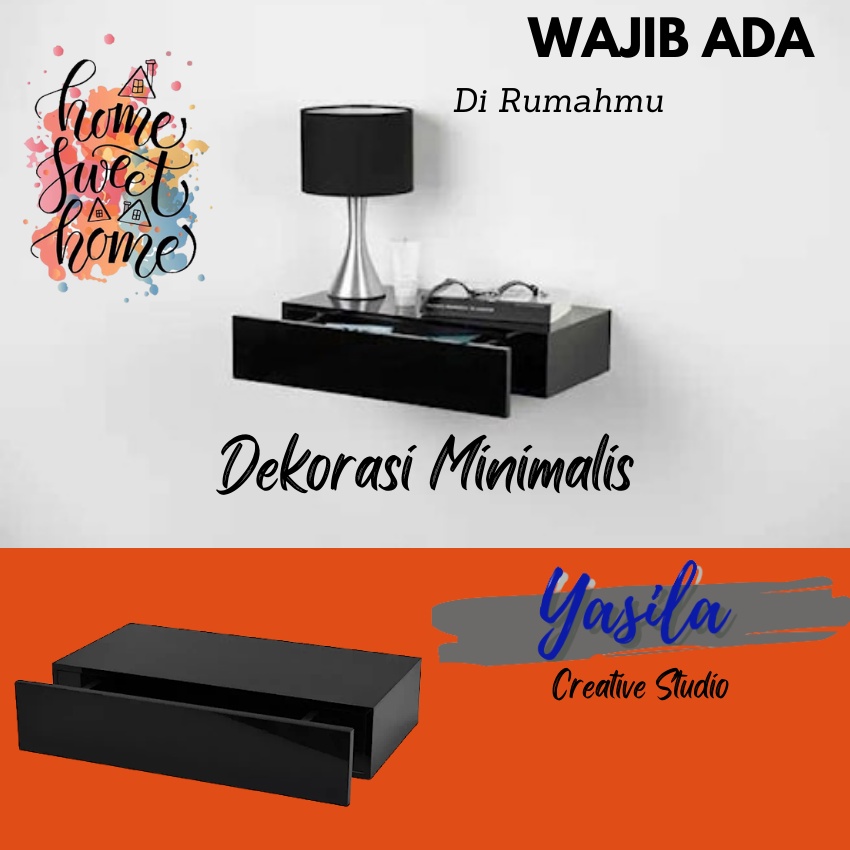 Rak Laci Nakas Dinding Gantung