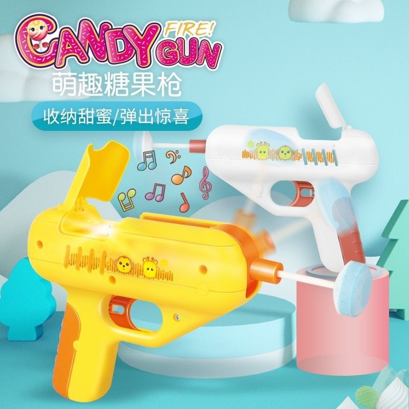 Mainan Viral Pistol Permen Lolipop Candy Gun