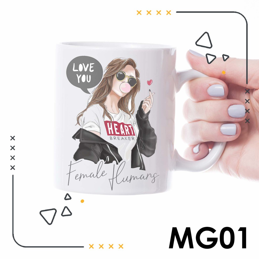 MUG LUCU MOTIF COUPLE BISA CUSTOM