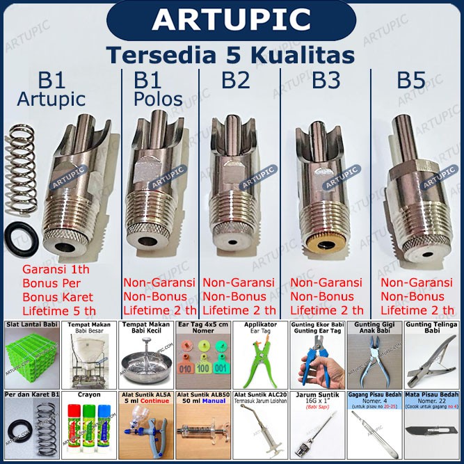 Nipple Babi B5 Alat Minum Nipple Nipel Nepel Drinker Babi B5 ARTUPIC