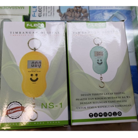 Promo!!! Timbangan Gantung Digital Fleco NS-1 / Portable Electronic Berkualitas