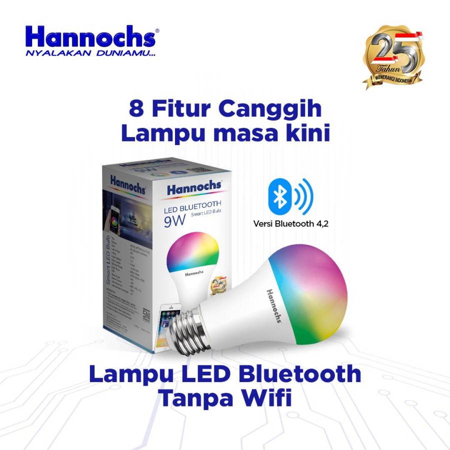 Hannochs LED Remote Lampu Remote Control CCT 9W