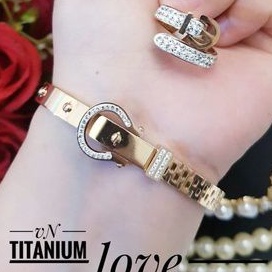 TiTanium set perhiasan wanita AQQ5