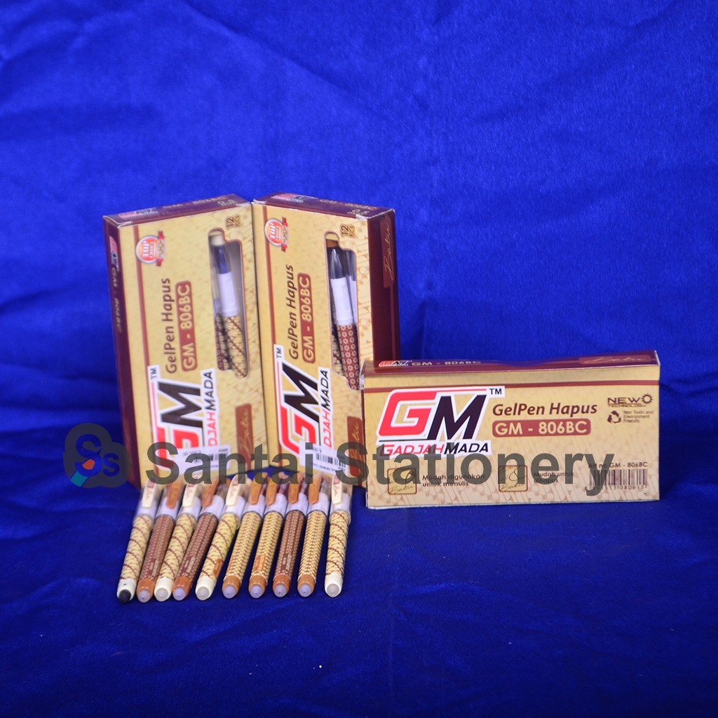 

Pulpen Gadjah Mada Gelpen GM-806BC Batik bisa dihapus
