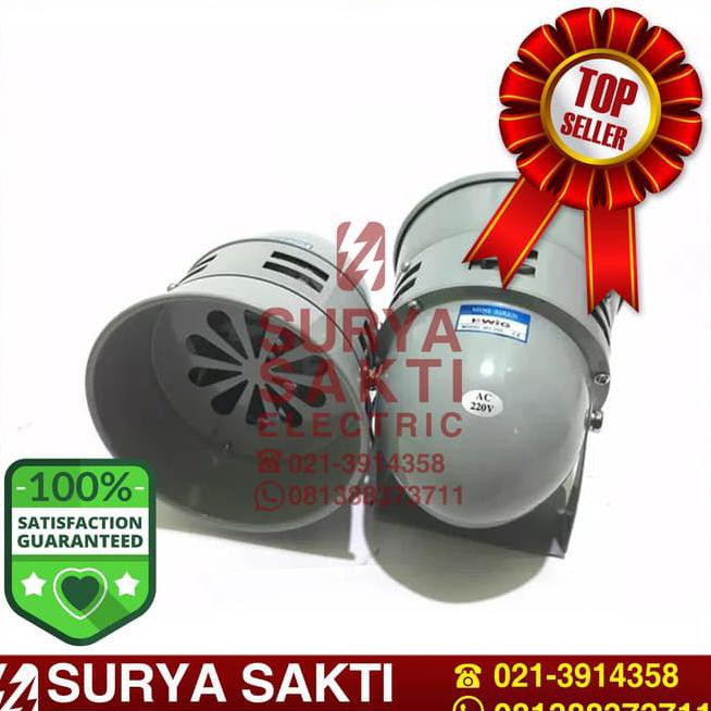 2Pxh Motor Sirene Ms 290 220V Motor Siren Ms290 Ms-290 Alarm Horn Klakson D4Sc