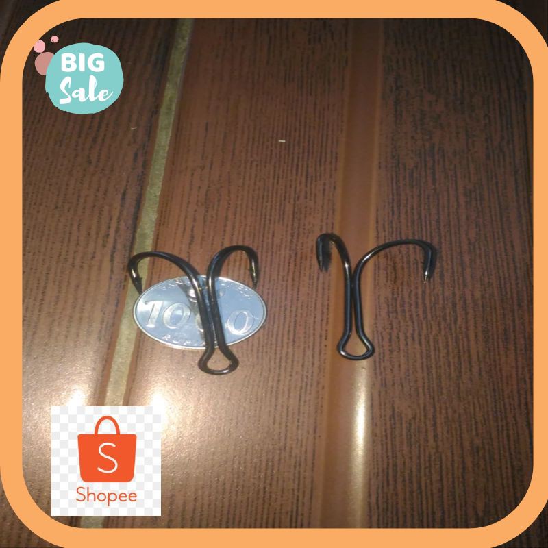 Termurah double hook jump frog / double hook soft frog Terlaris