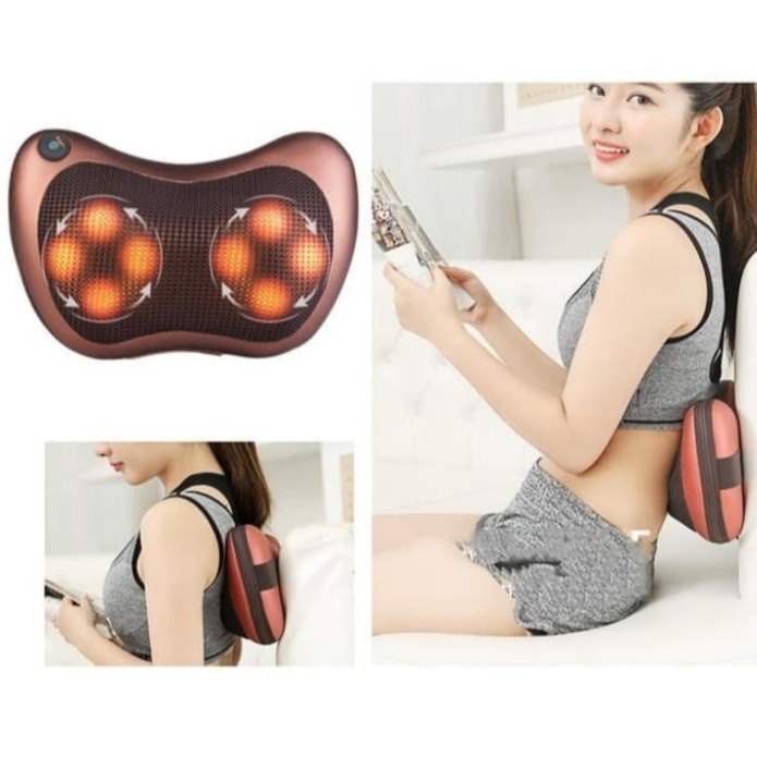 Bantal Leher - Bantal Pijat Terapi Leher Getar