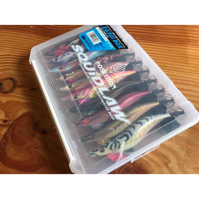 BOX UMPAN PANCING / TACKLE BOX EVERGREEN INTERNATIONAL POSEIDON SQUIDLAW SQUID JIG EGI STORAGE BOX