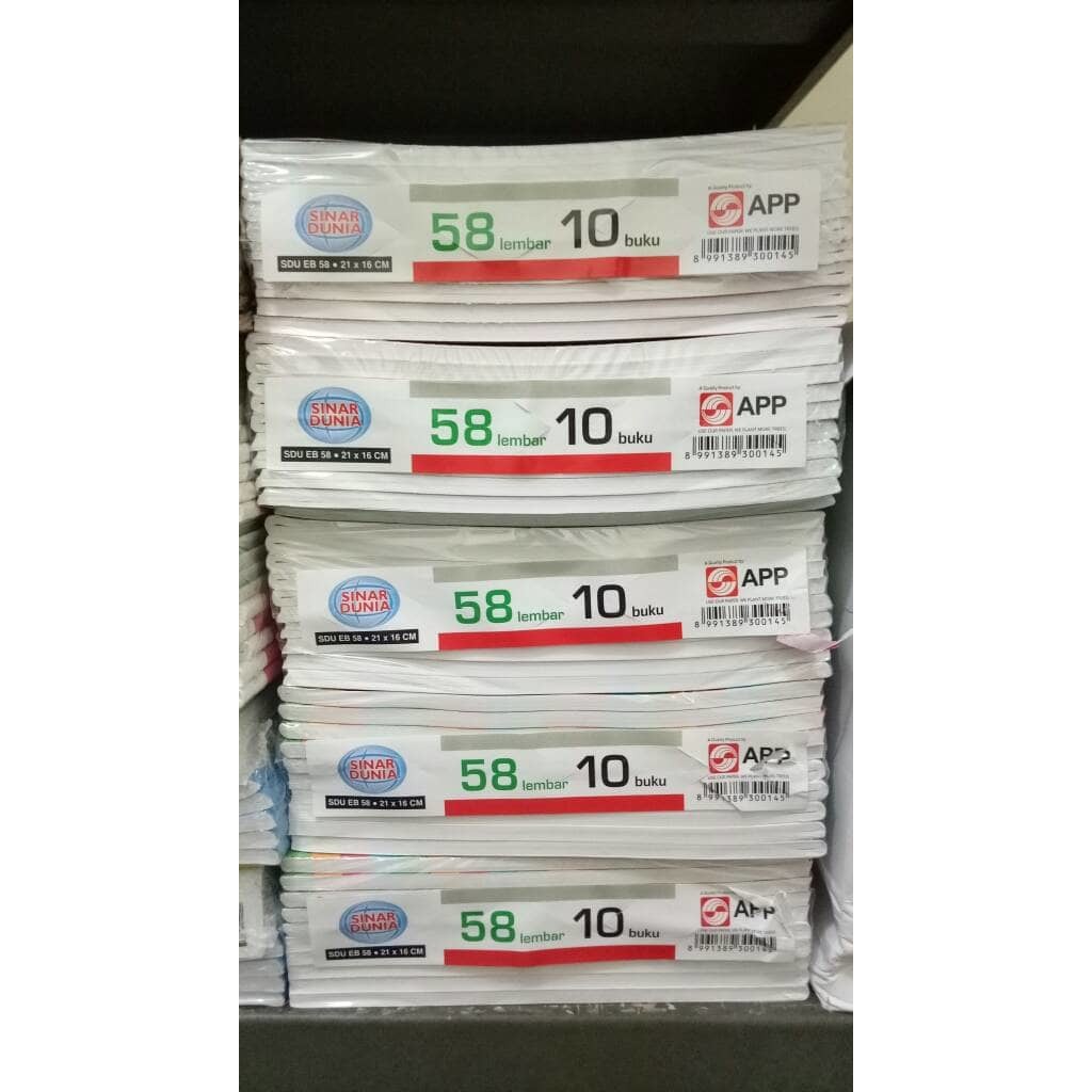 

Buku Tulis Sinar Dunia 58 Lembar