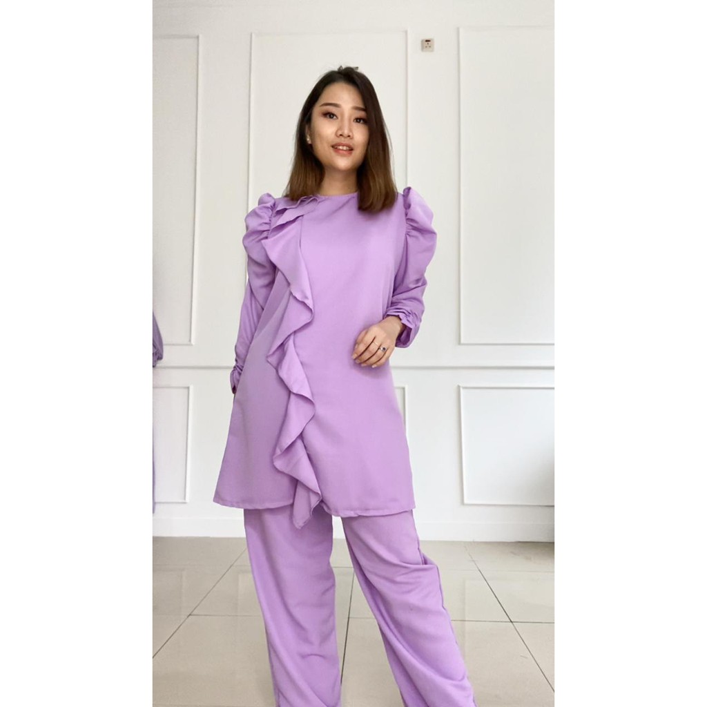( VM )- Vanesha Margaretta - 640 tunik set#fashion wanita/ moscrape
