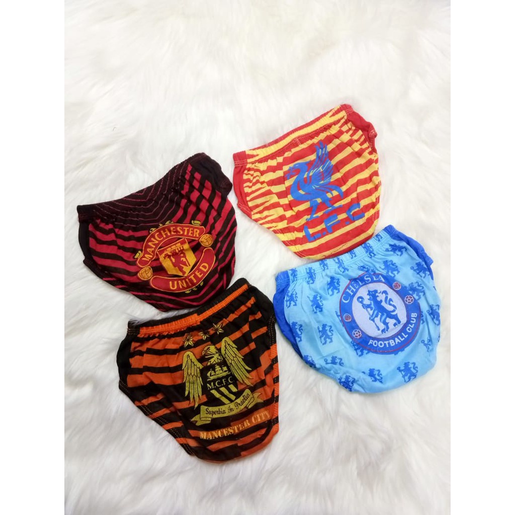 IL - Celana Dalam Anak Cowok Import | Cd Undies Anak Laki Motif Karakter Grow Superhero / Bola / Ken-Ken