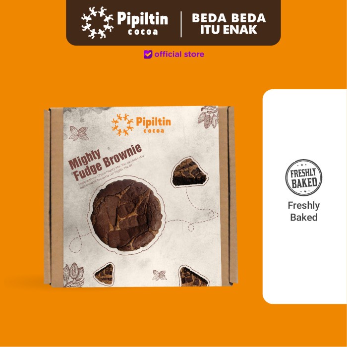 

Pipiltin Cocoa Baked Chocolate - Chocolate Mighty Fudge Brownie