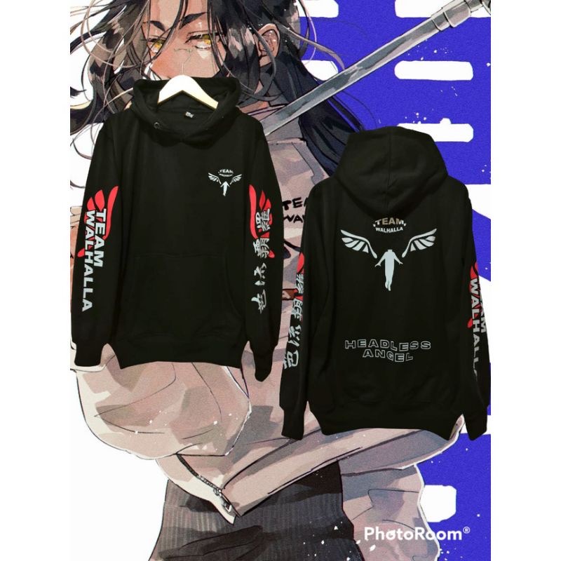 HOODIE TOKYO VALHALLA  REVENGERS PURINSU ANIME  REVENGER TOKREV JAKET BOMBER SWEATER CREWNECK PREMIU