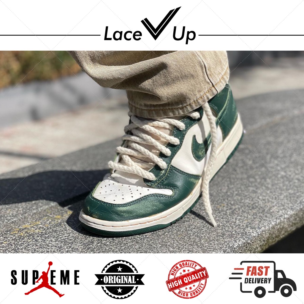 Tali Sepatu Travis Scott SB Dunk THICK Ropes Laces | Nike Dunk, AJ Low