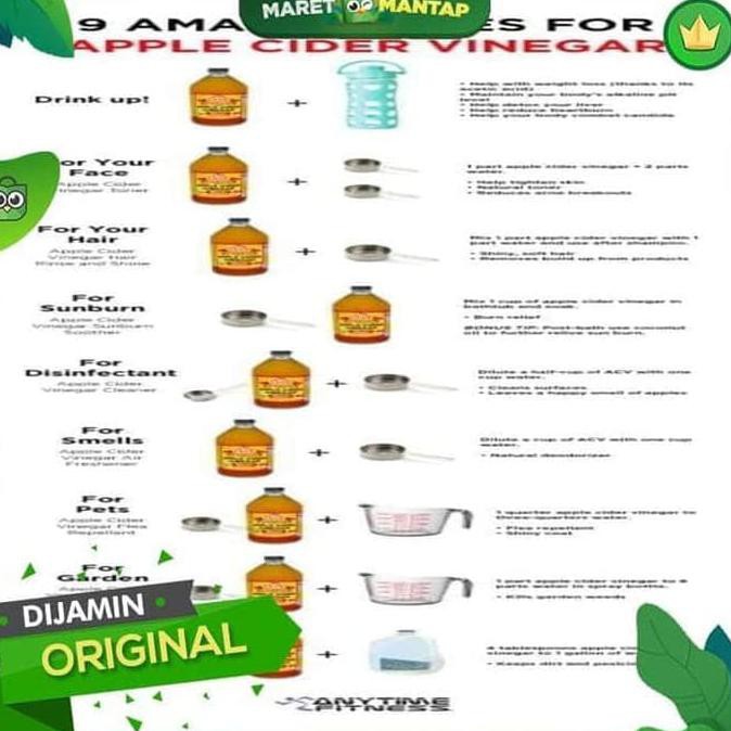 

New Original Bragg Organic Raw Apple Cider Vinegar Acv ( Cuka Apel ) Remon_Store1