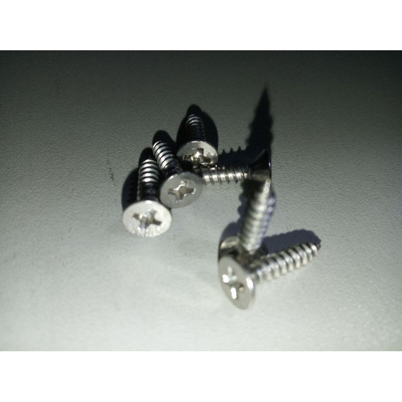 sekrup jf #6 x 3/4 (3.5mm x 19mm) stainless 304