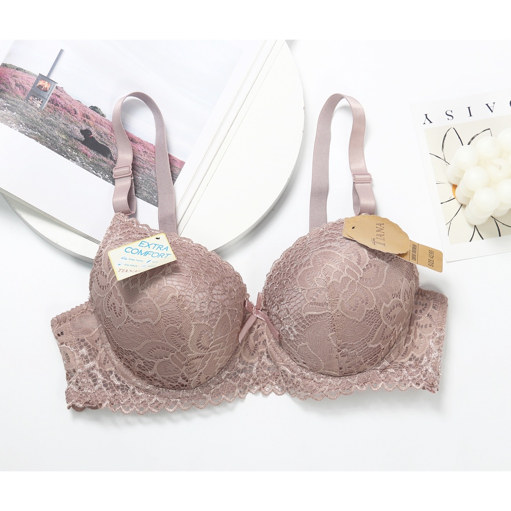 TIANA | Push Up Bra BRUKAT / Bra Kawat Busa Tebal / art TN 3389