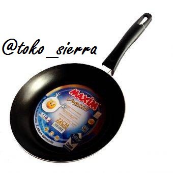 TERLARIS Teplon MAXIM Valentino New Halania Frypan 22 cm 24 cm 26 cm Berbahan Teflon Anti Lengket