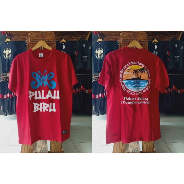 KAOS SLANK ORIGINAL SLANKERS || PULAU BIRU || MERCHANDISE SLANK || GOSIPJALANANSTORE