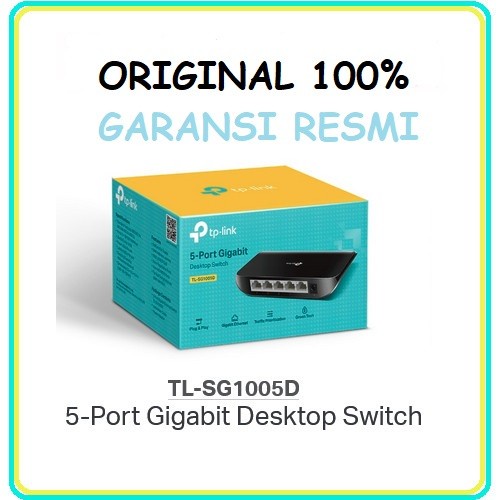 TP-LINK TL-SG1005D TPLINK 5-Port Gigabit Desktop Switch Hub 5 Port