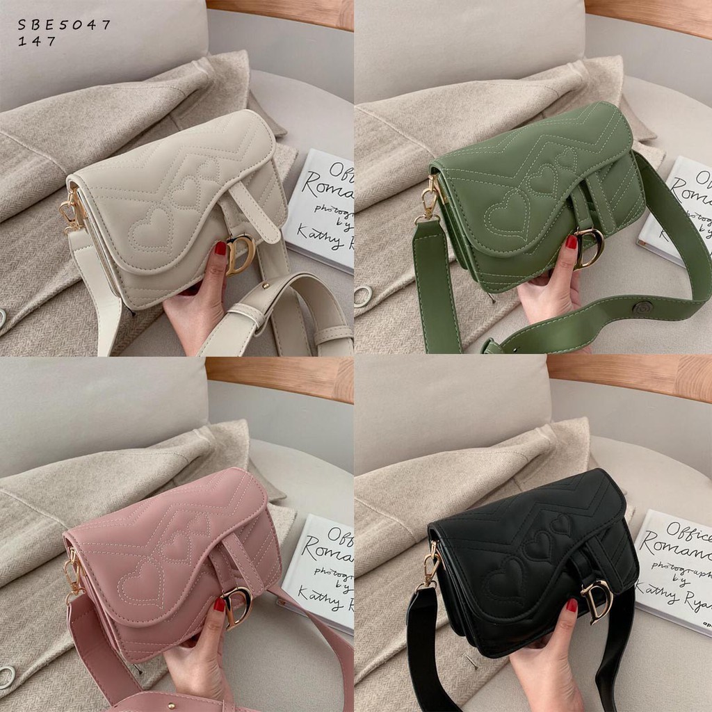SBE5047 Tas selempang wanita sling bag fashion import cantik