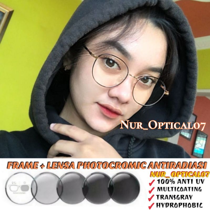 KACAMATA LIMITED 9216 (Paket PHOTOCROMIC Minus Antiradiasi )