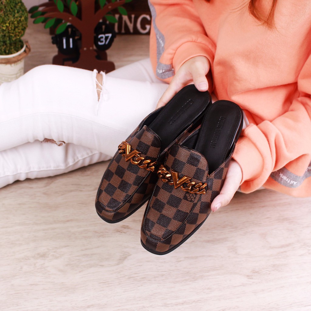 LV LOUIS VUITTON #319-164 / SEPATU FLAT SHOES WANITA BATAM