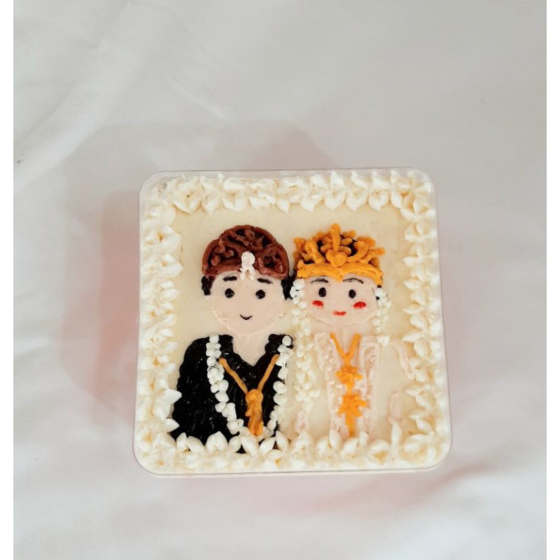 

Po 1- 14hari .Cake in The Box - Custom Character ( Buttercream )