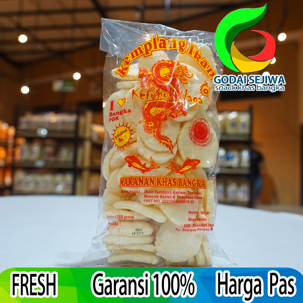 

kemplang goreng ikan naga