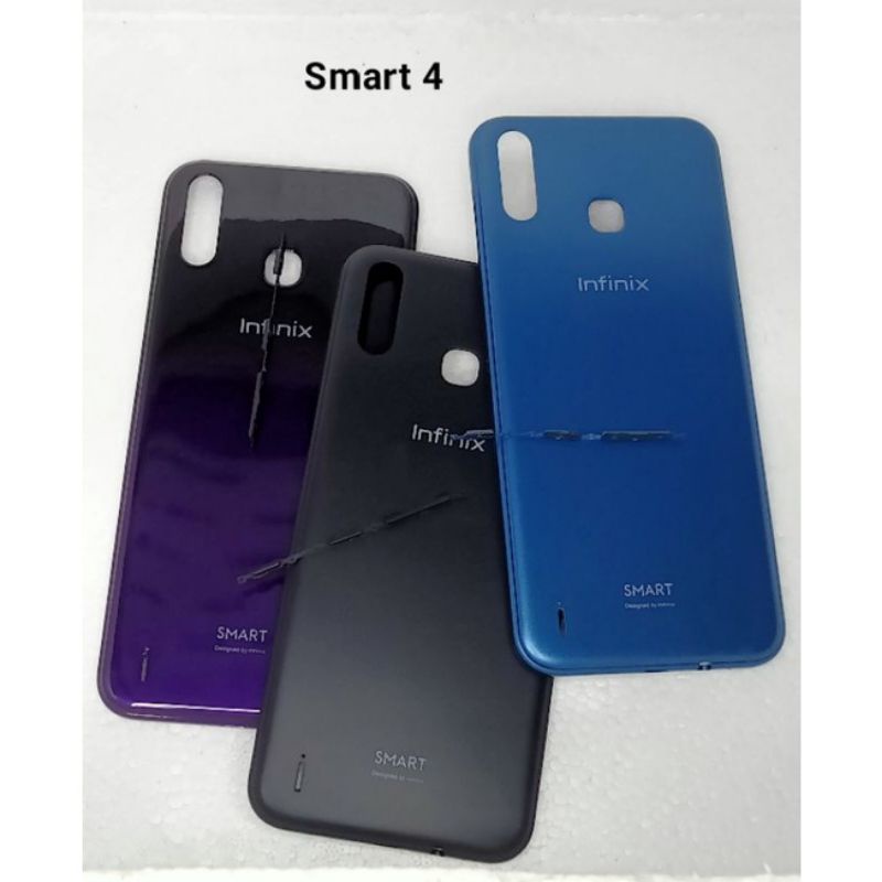 Backdoor Back Cover Kesing Tutup Belakang Infinix Smart 4 X653 X653C Original