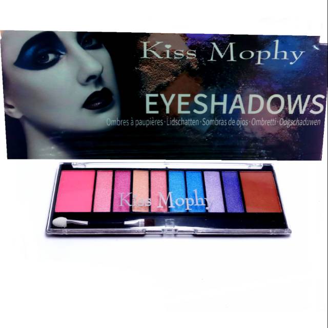 EYESHADOW &amp; BLAUSH ON  PALETTE KISS MOPHY seri A