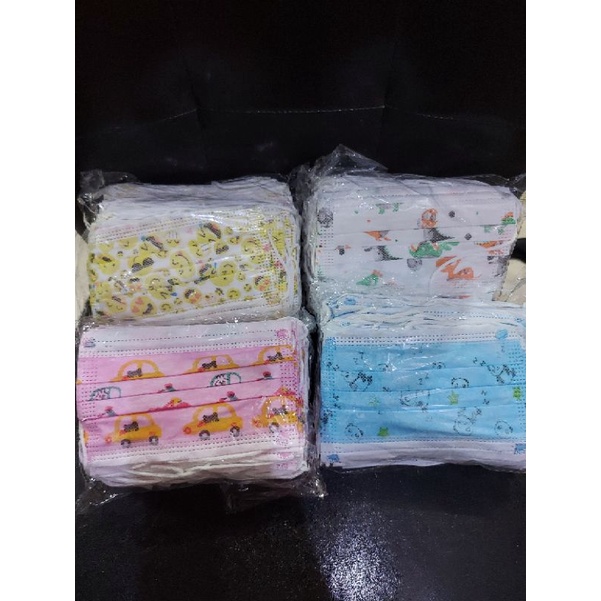 masker hijab headloop anak anak 50pc