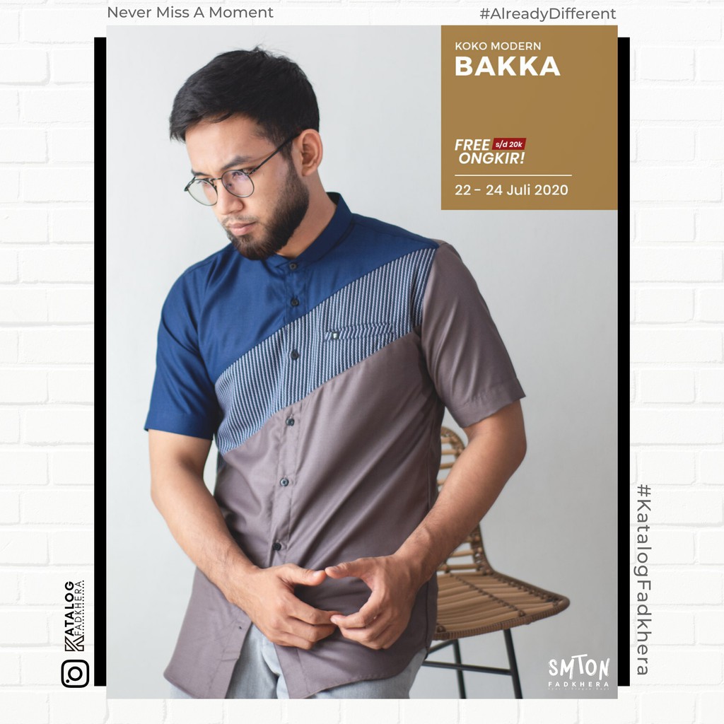 Kemeja Koko Modern Fadkhera BAKKA - Koko Modern Kemeja Koko Pria
