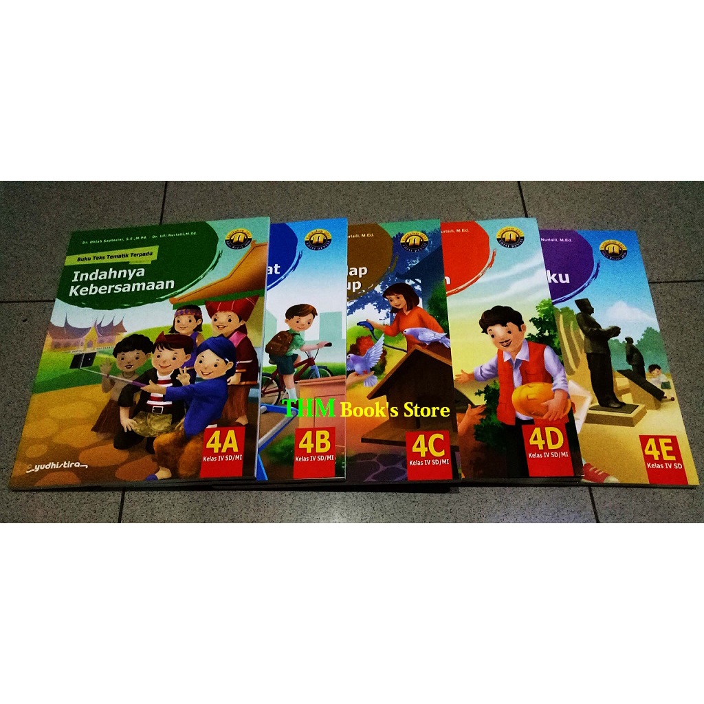 Buku Teks Tematik Terpadu 4A 4B 4C 4D 4E SD Kelas 4 Kurikulum 2013 Edisi Revisi - Yudhistira