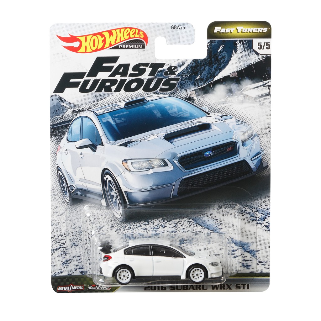 Hot Wheels Fast Tuners 2016 Subaru WRX STI Putih Fast and Furious Series HW Hotwheels Mobil mainan