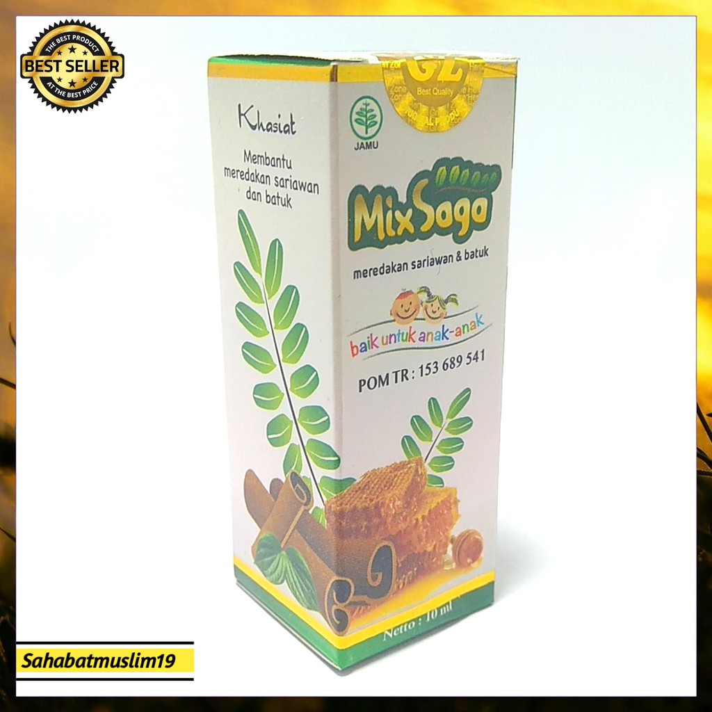 

Mix Saga Herbal Untuk Batuk Dan Sariawan 10ml