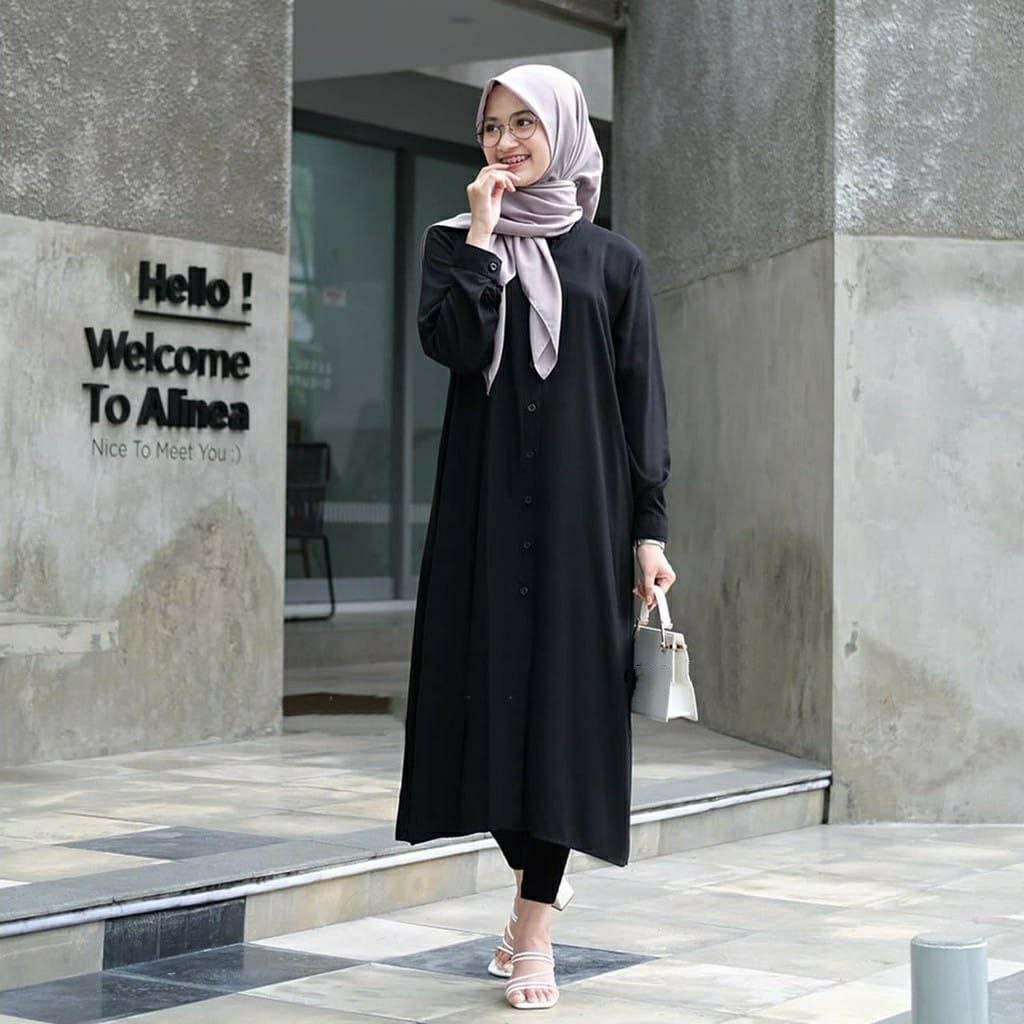 Annisah tunik by elzahiracollection tunik wanita uniqlo original  terbaru atasan cewek baju atasan w