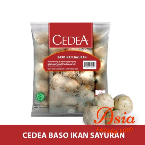 

Cedea Baso Ikan Sayuran 500 g
