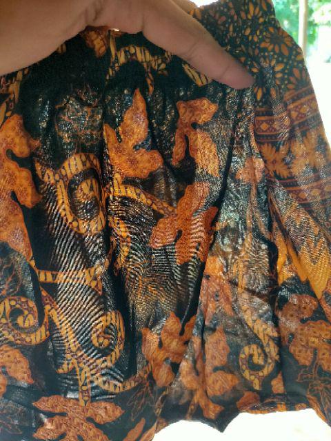 V14 Setelan Batik Brukat Baju Ikat Pita Rok Include Bando Anak Kecil Cewek 3in1 Ayu Kid Girl 2-4th