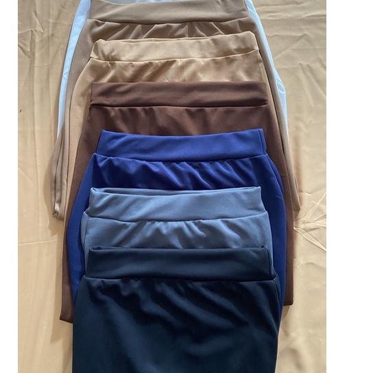 Terbaik.. ROK SPAN TANPA BELAHAN/ROK SPAN SCUBA PREMIUM