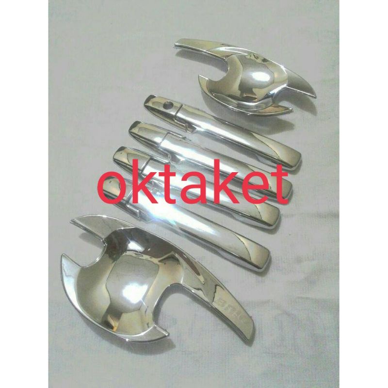 paket outer handle Brio 2012 2015 2016 2017 hitam chrome