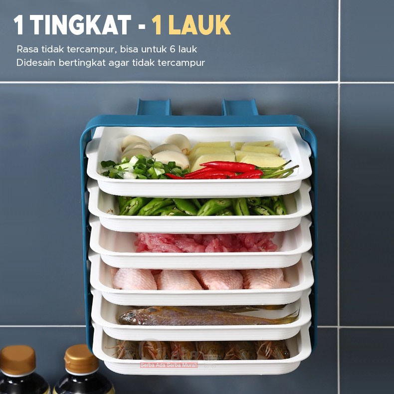 RAK SUSUN GANTUNG DAPUR SERBGUNA OLL-1155